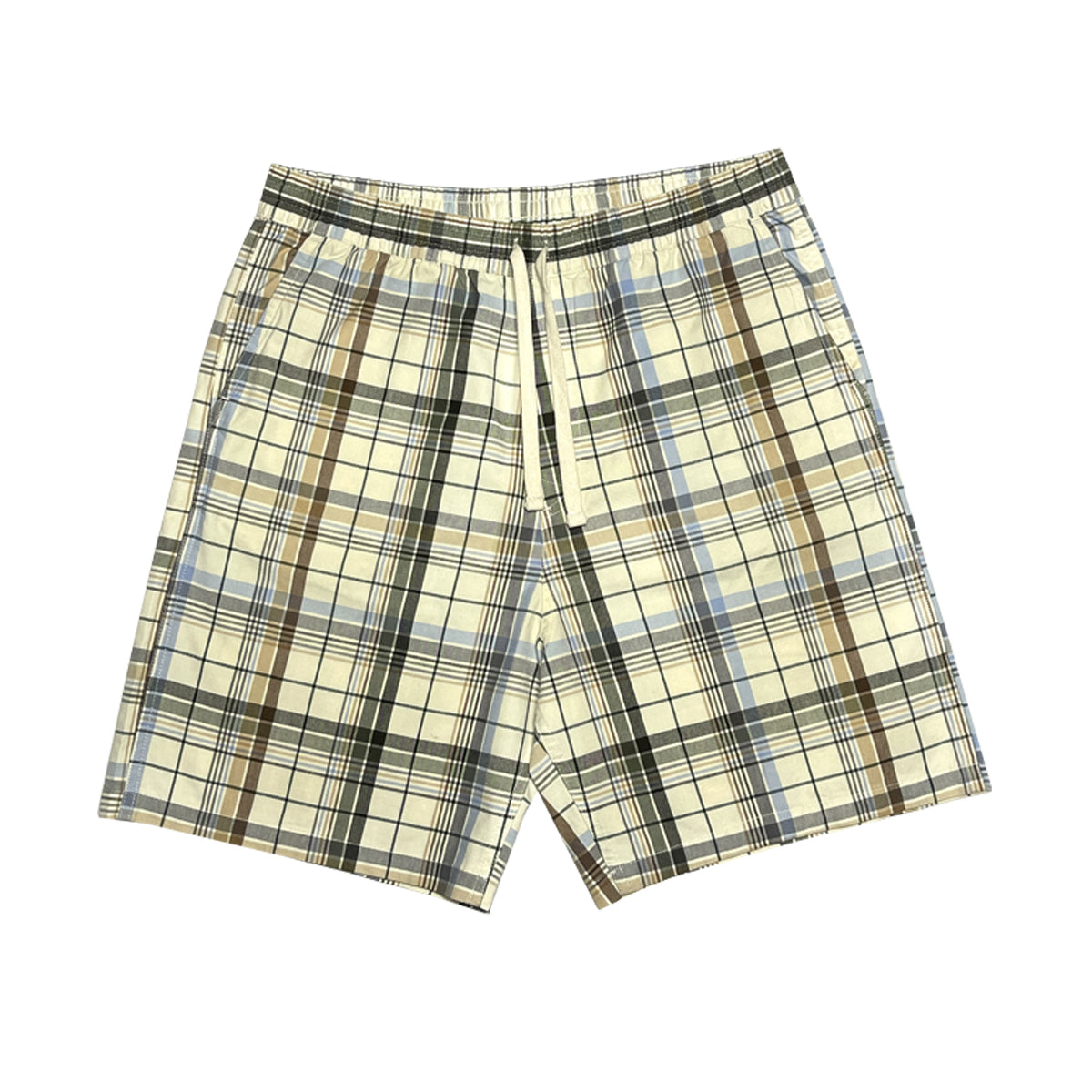 Carhartt - WIP Checkered Shorts M Khaki/Multi