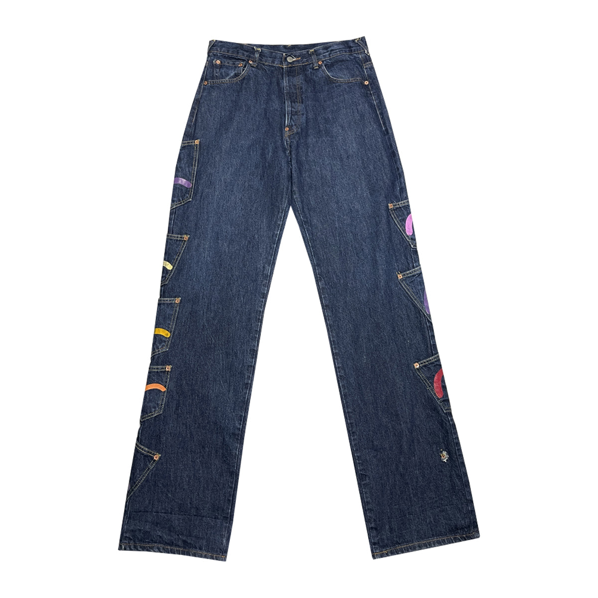 Evisu - Multi Pocketed Jeans 34 Blue/Multi