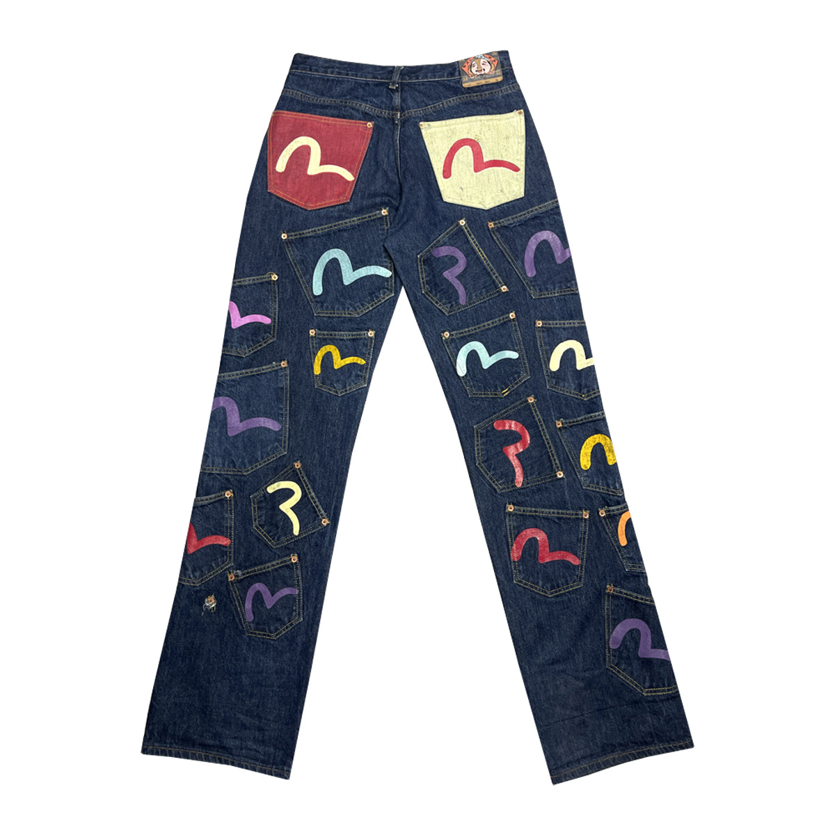 Evisu - Multi Pocketed Jeans 34 Blue/Multi