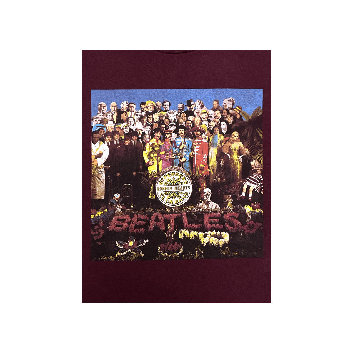 The Beatles - Lonely Hearts Tee M Red/Multi