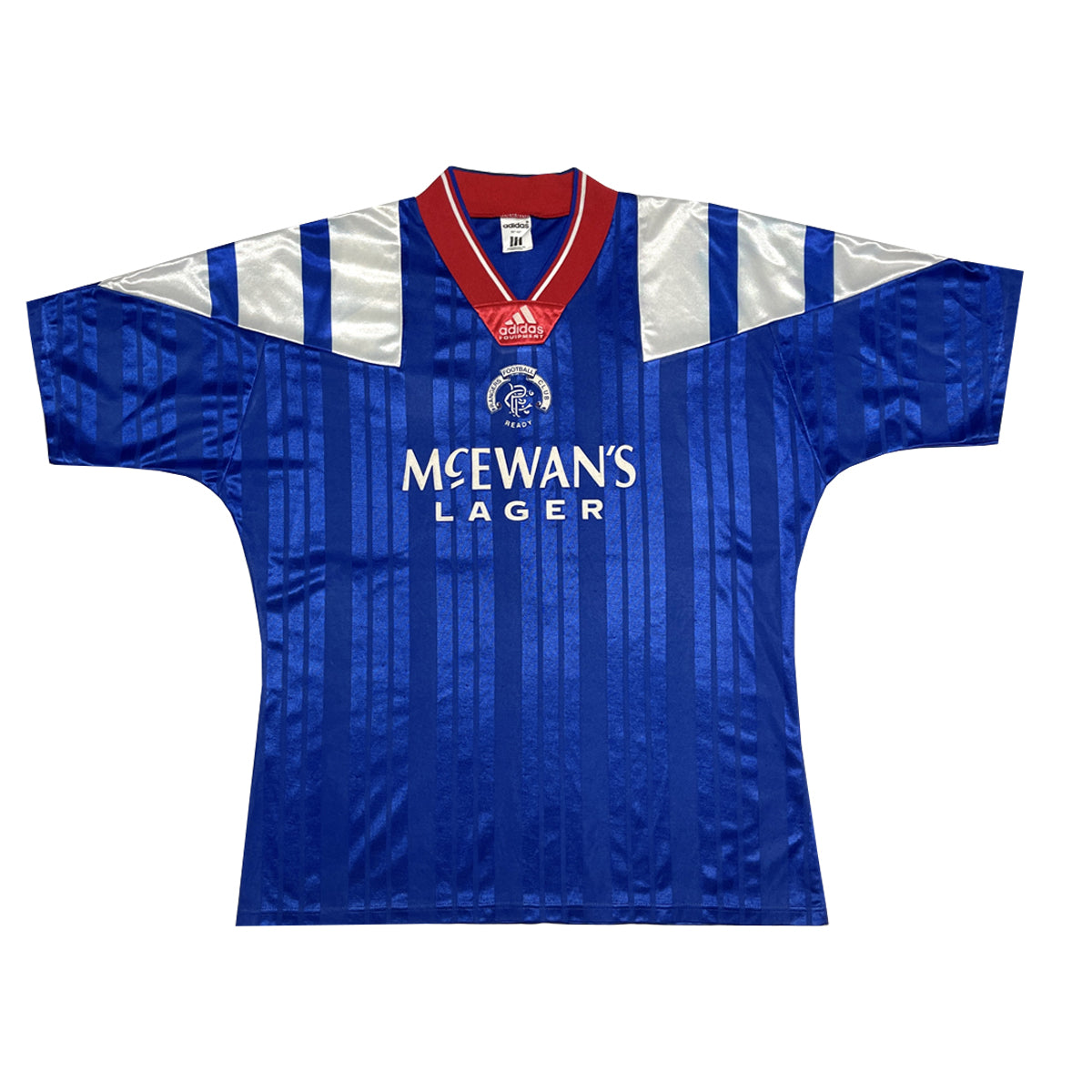 Adidas - Vintage Rangers FC Home Jersey L Blue/Red