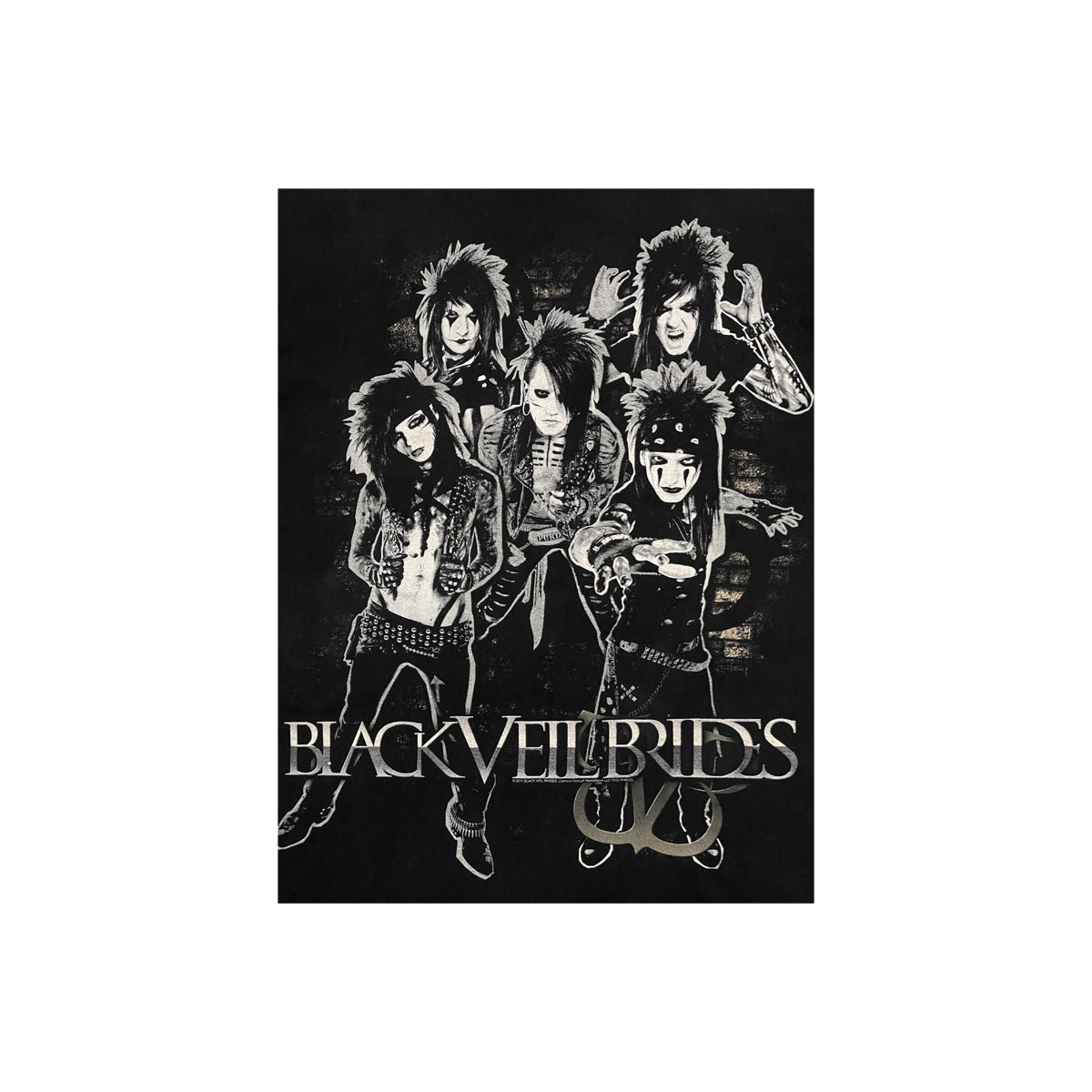 Black Veil Brides - Band Members Tee XL Black/Grey