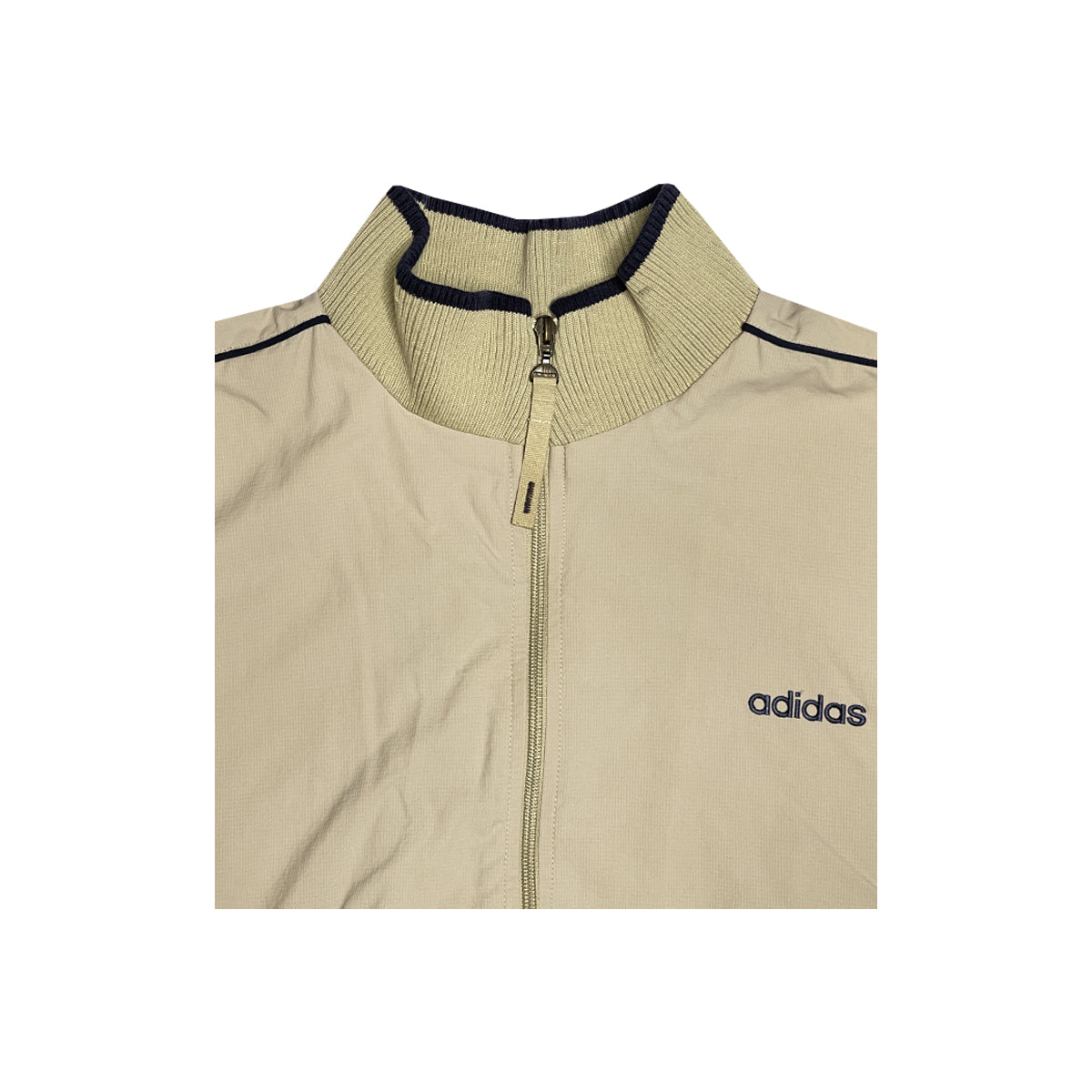Adidas - Vintage Zip-Up Jacket XL Khaki