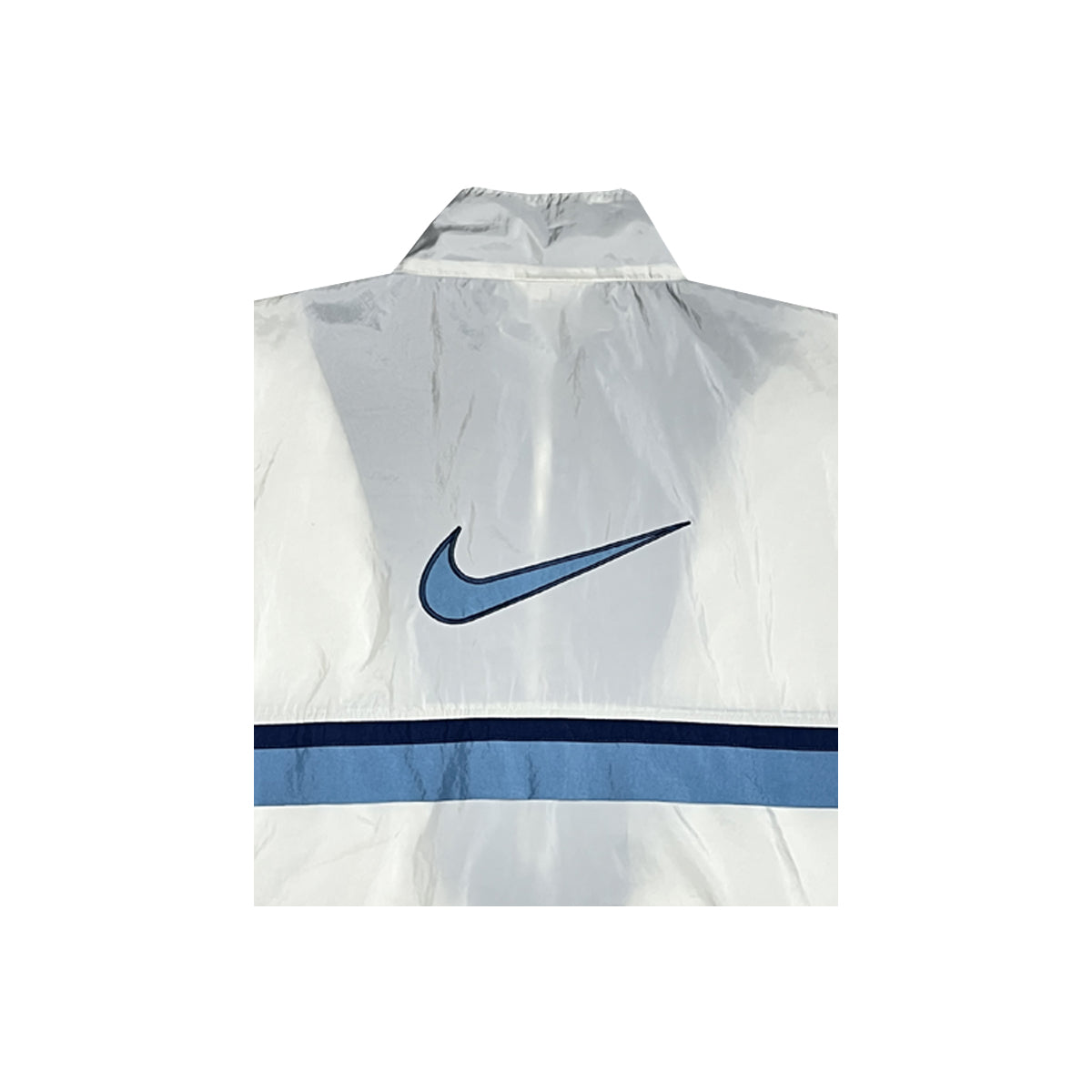 Nike - Vintage Half-Zip Track Sweatshirt XXL White/Blue