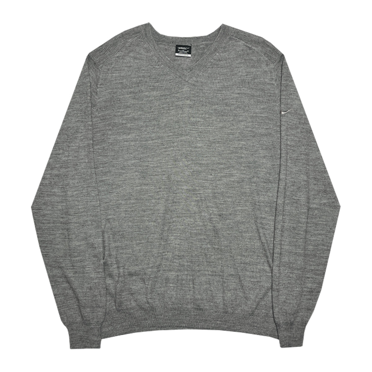 Nike - V-Neck Golf Sweater XL Grey