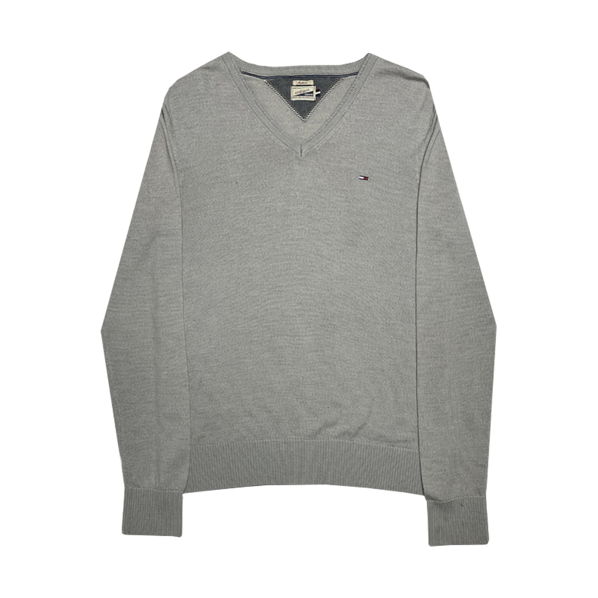 Tommy Hilfiger - V-Neck Sweater M Grey