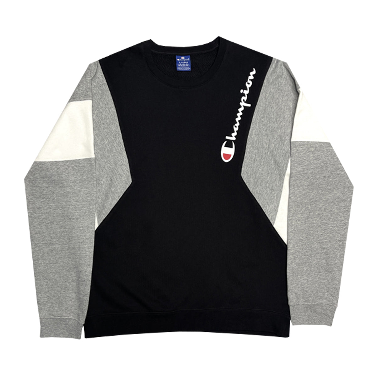 Champion - Mega Logo Sweatshirt XL Black/Grey