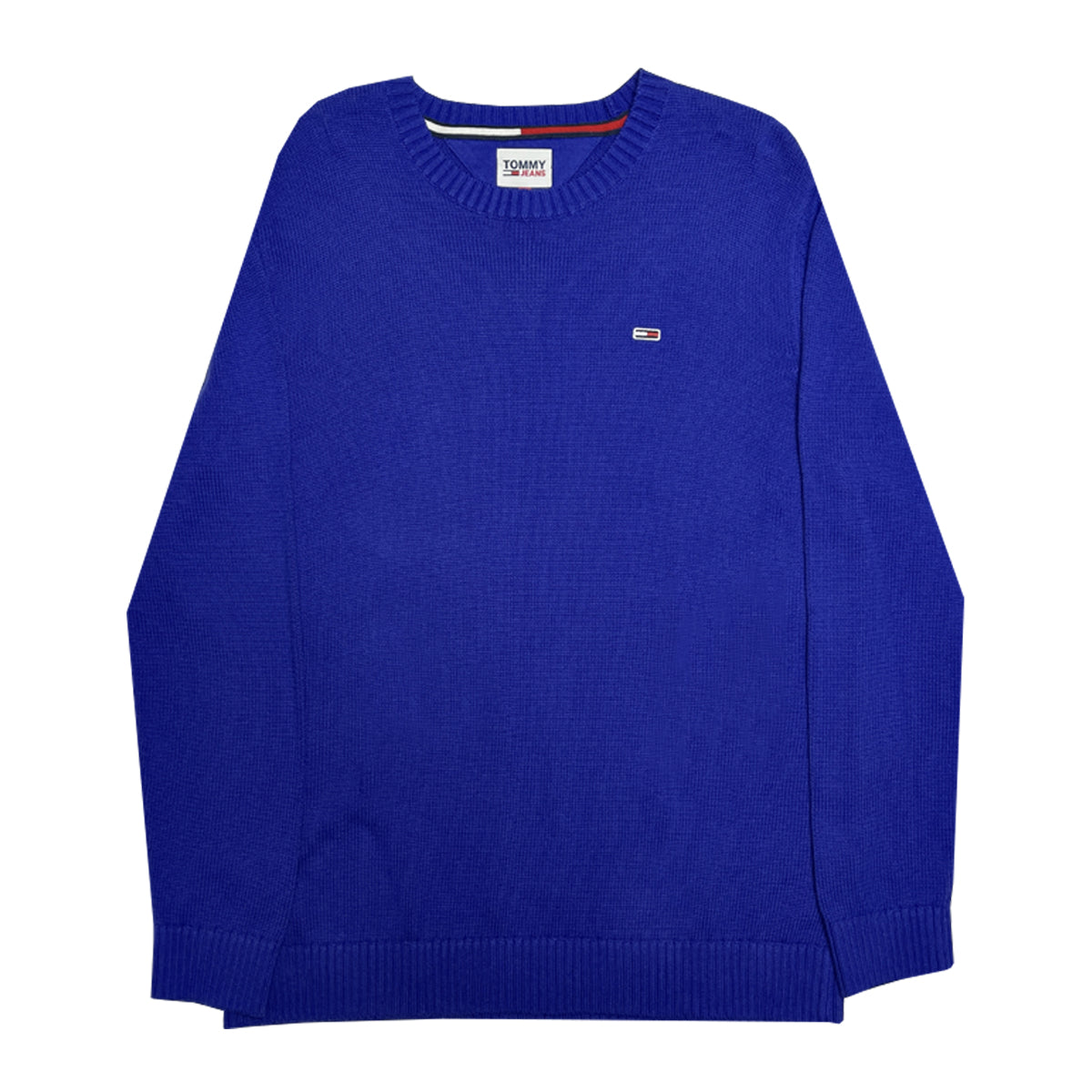 Tommy Hilfiger - Baggy Round Neck Sweater L Blue