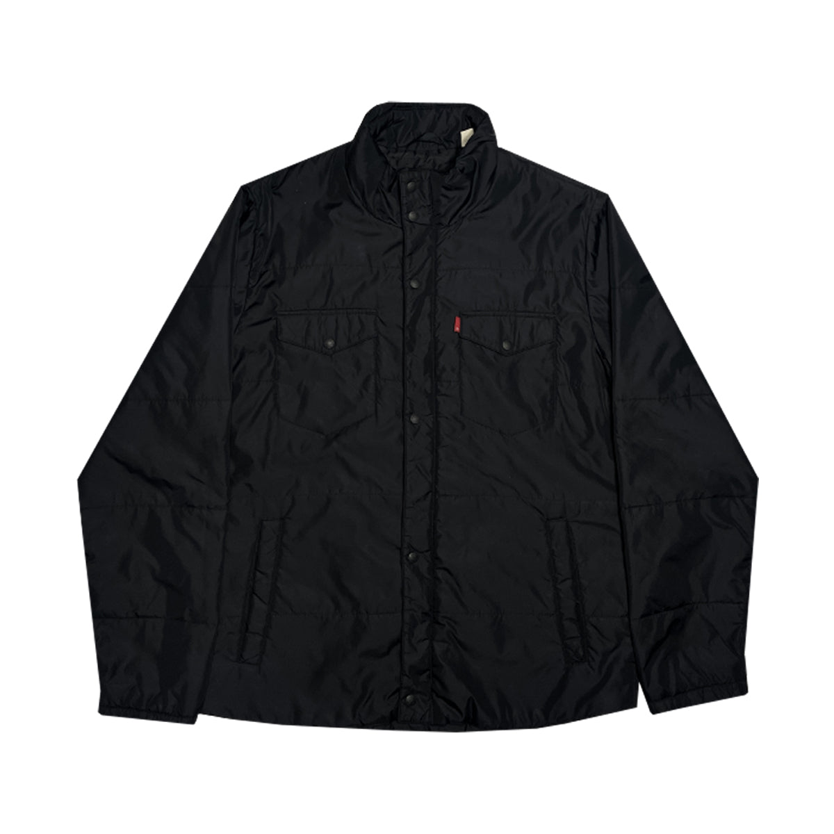 Levi's - Button-Up Puffer Jacket M Black