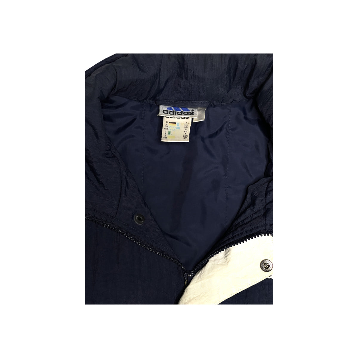 Adidas - 90's Vintage Puffer Jacket S Blue