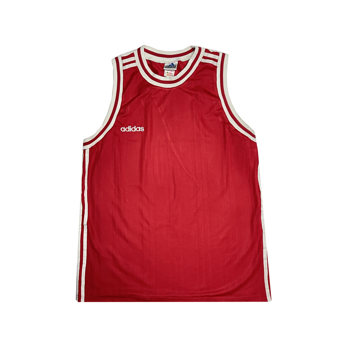Adidas - Vintage Basketball Jersey XL Red