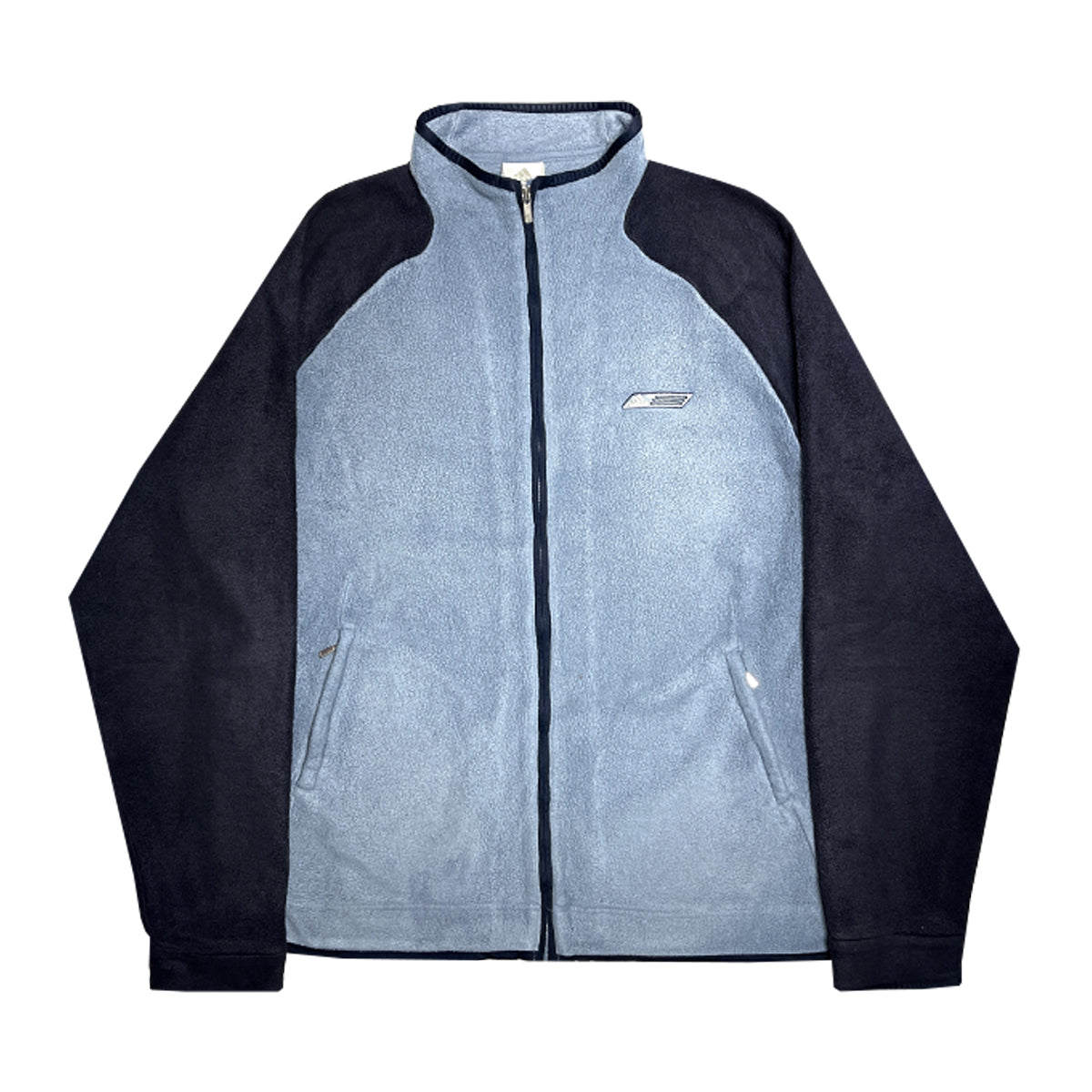 Adidas - Zip-Up Fleece Sweater XXL Blue/Navy
