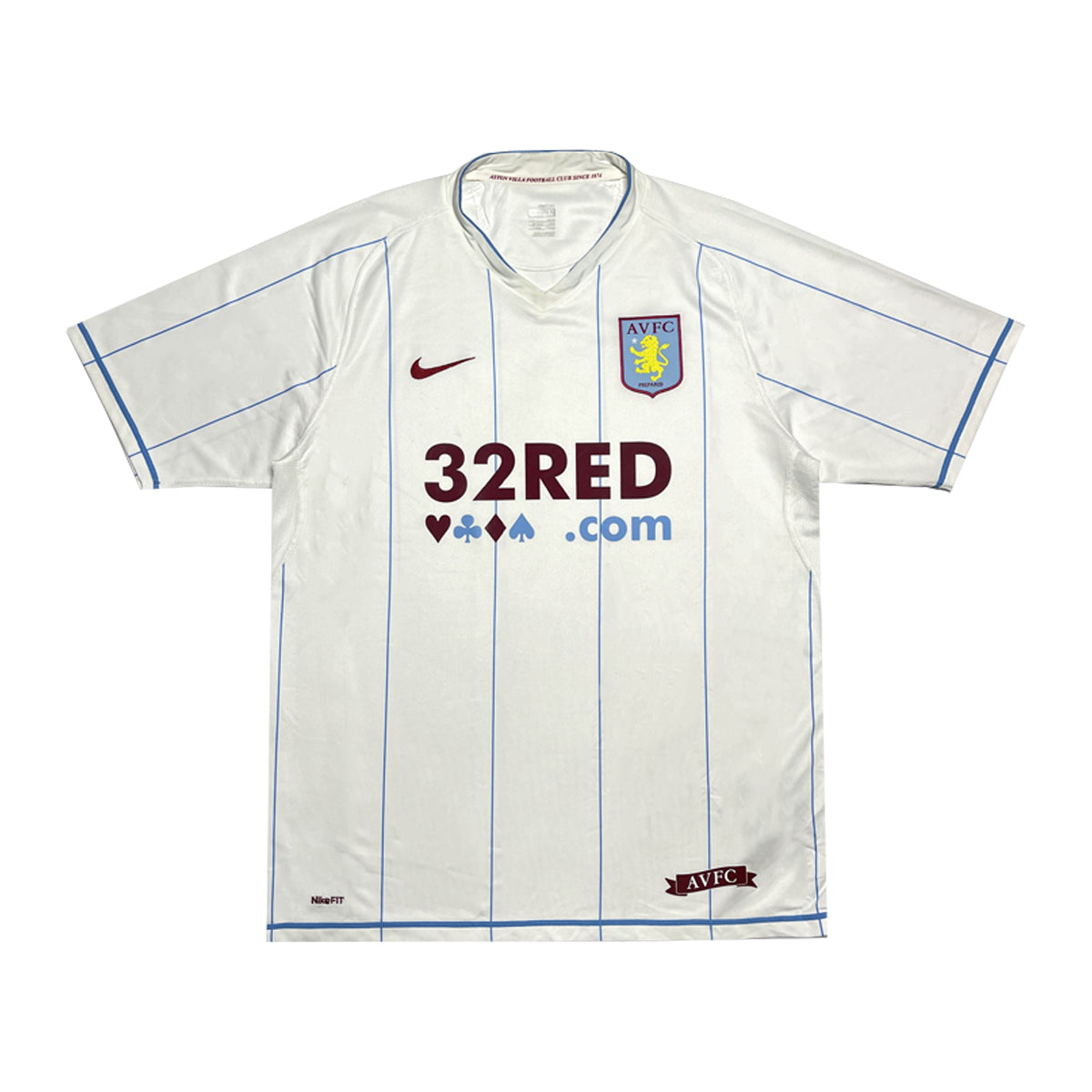 Nike - Retro Aston Villa Jersey L White/Maroon