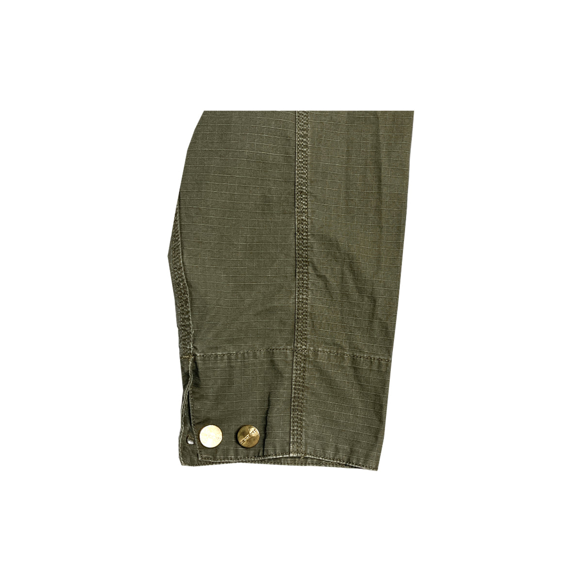 Carhartt - Heavy Button Up Work Shirt XXL Olive/Green