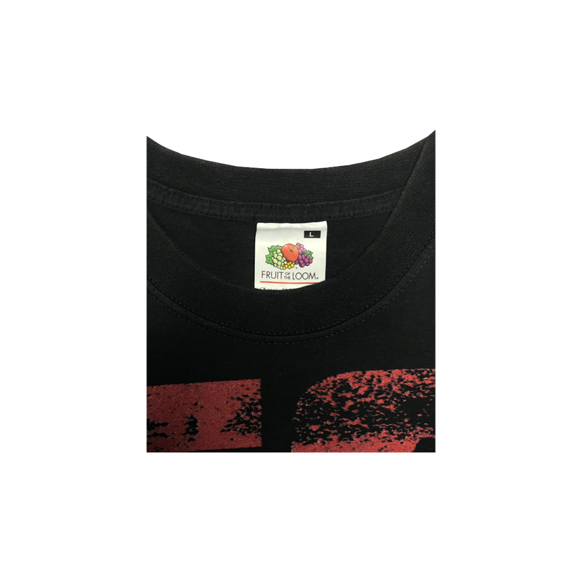 50 Cent - Vintage Get Rich Cover Tee L Black/Red