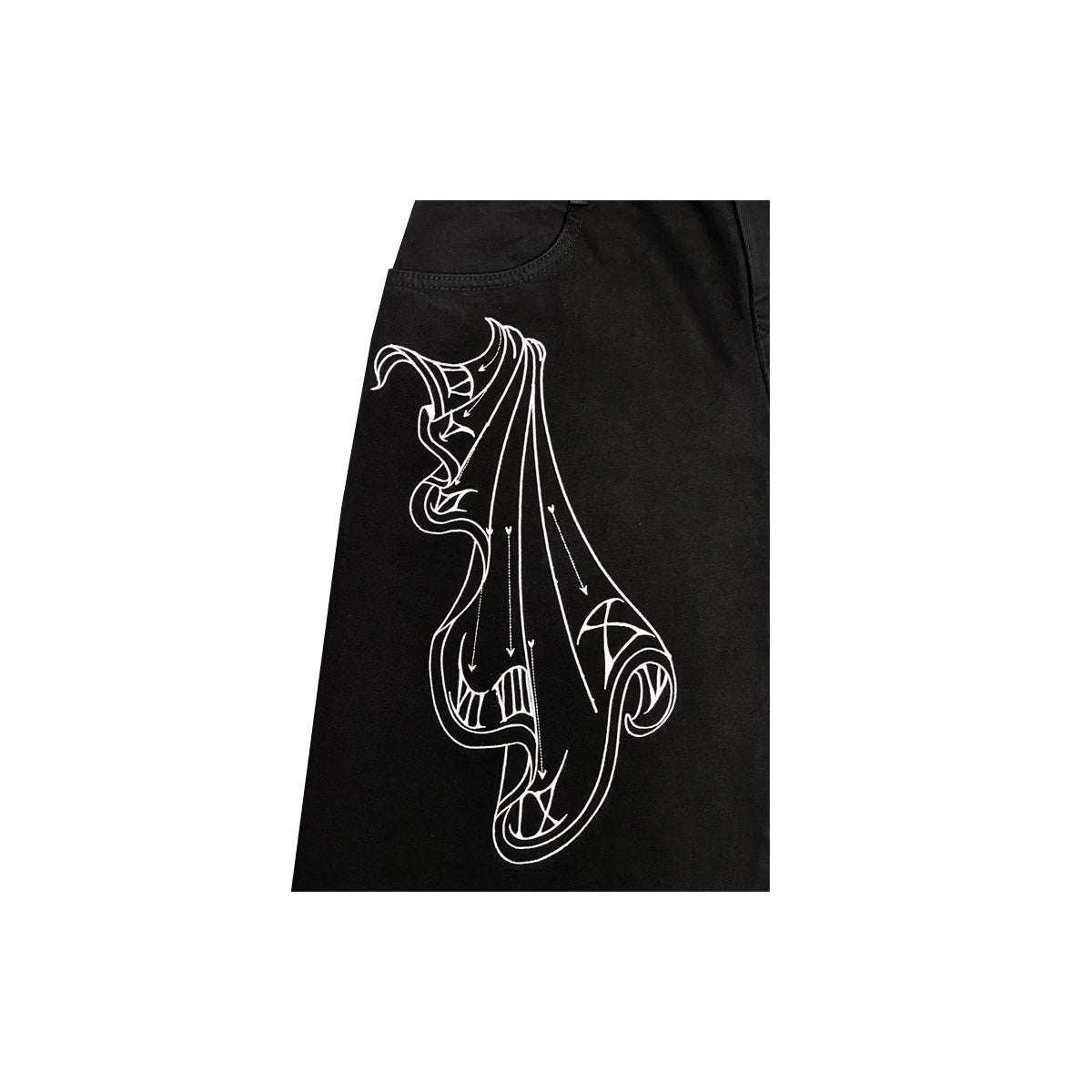 LAST COMMANDMENT - SUNDIAL DENIM SHORTS