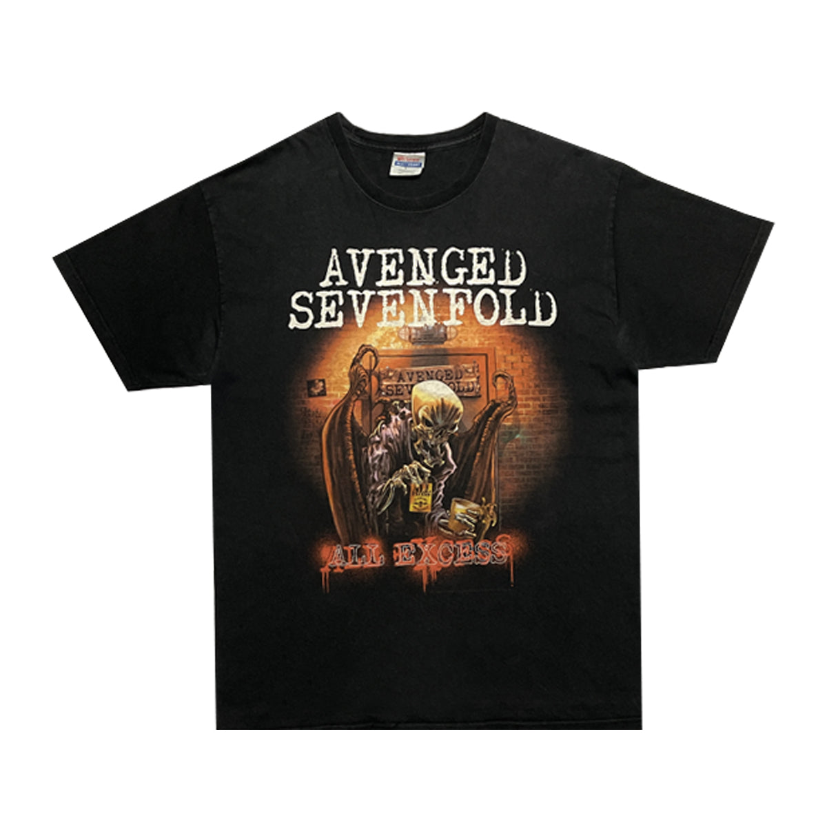 Avenged Sevenfold - Vintage All Excess Tee L Faded/Multi