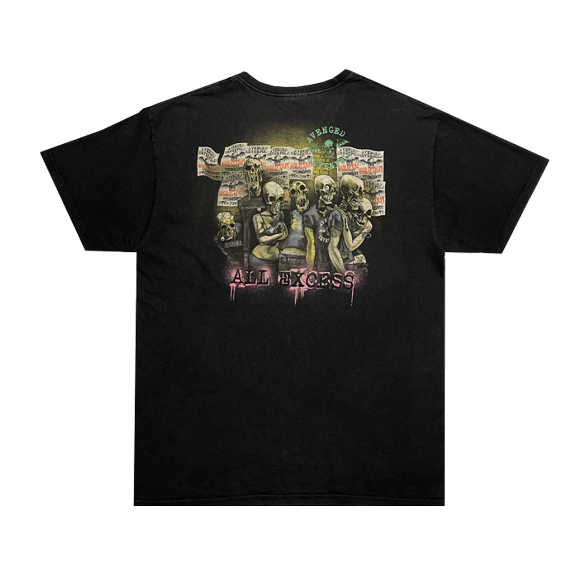 Avenged Sevenfold - Vintage All Excess Tee L Faded/Multi