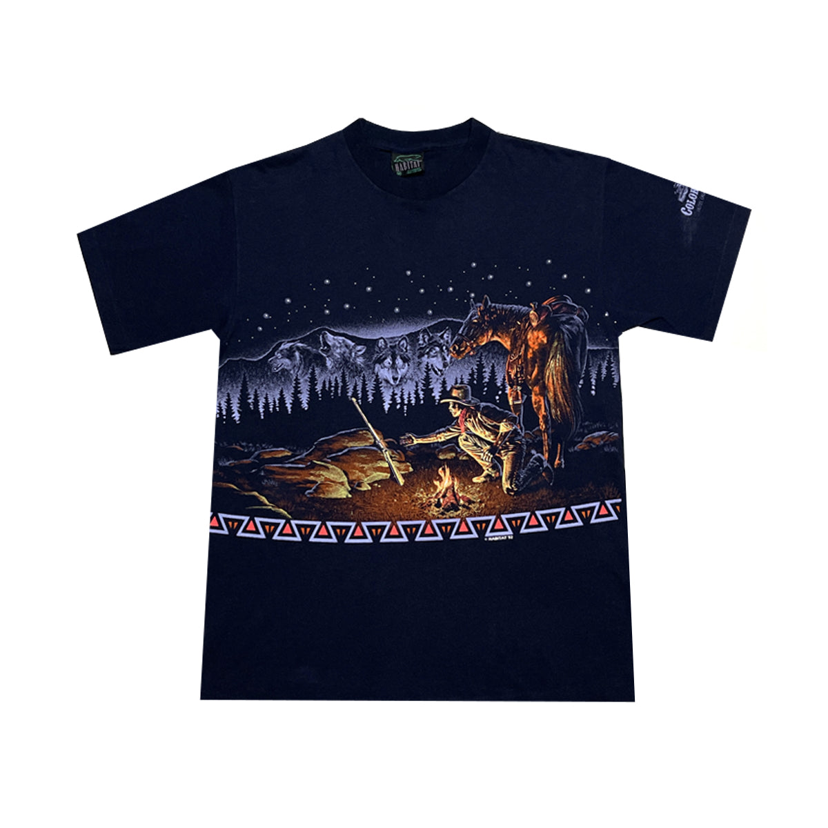 Habitat - Vintage Rifle Hunter Tee M Blue/Multi