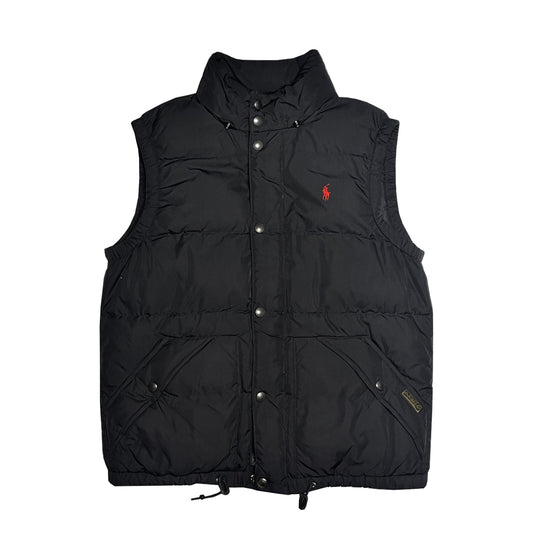 Polo Ralph Lauren - Button-Up Puffer Vest M Black