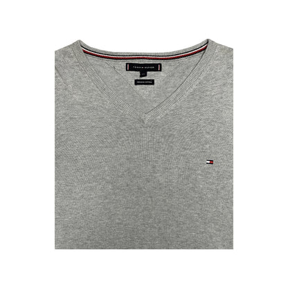 Tommy Hilfiger - V-Neck Sweater XXL Grey