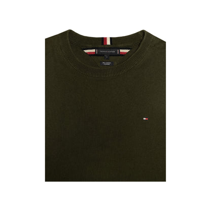 Tommy Hilfiger - Round Neck Sweater M Olive/Green