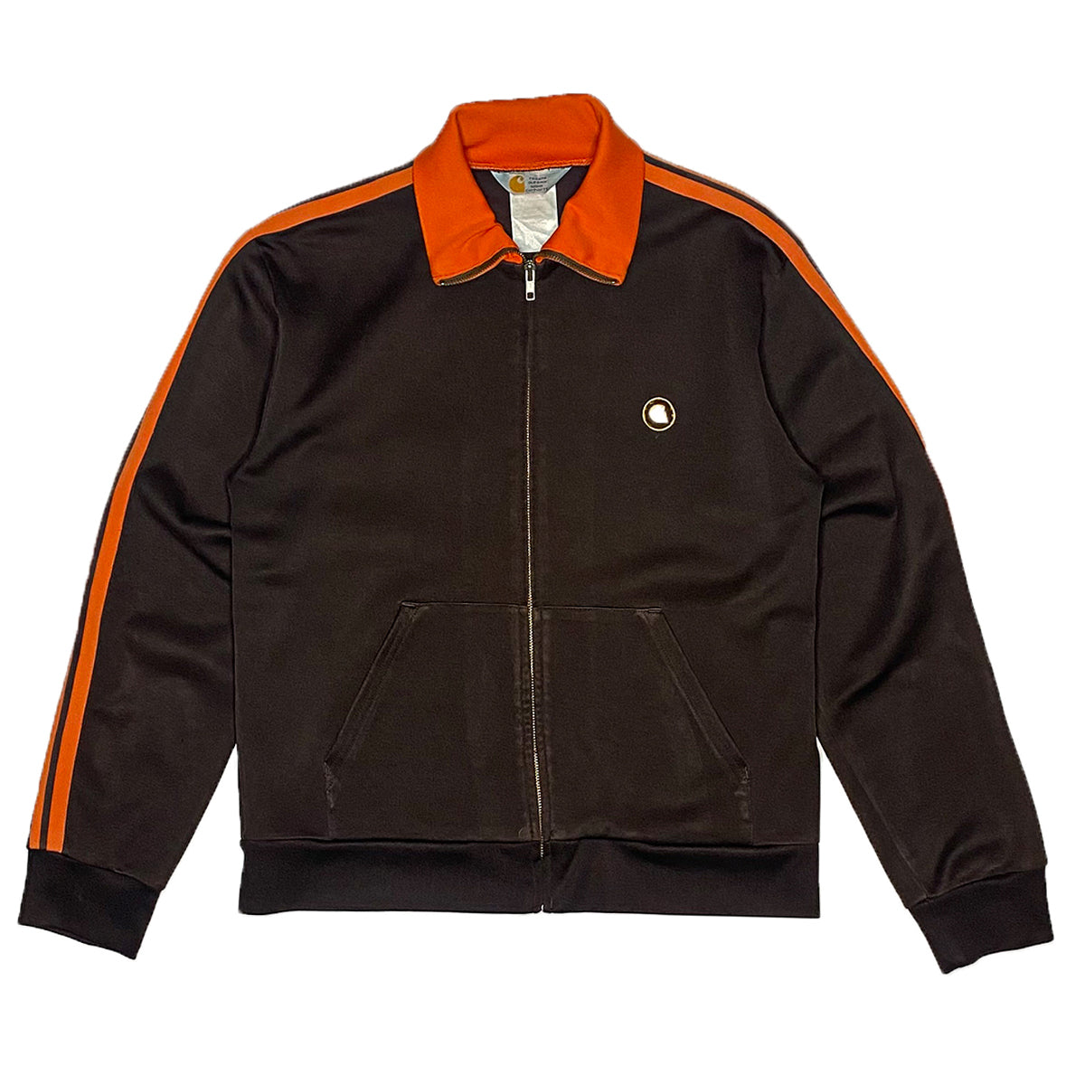 Carhartt - Vintage Track Jacket L Brown/Orange/Yellow