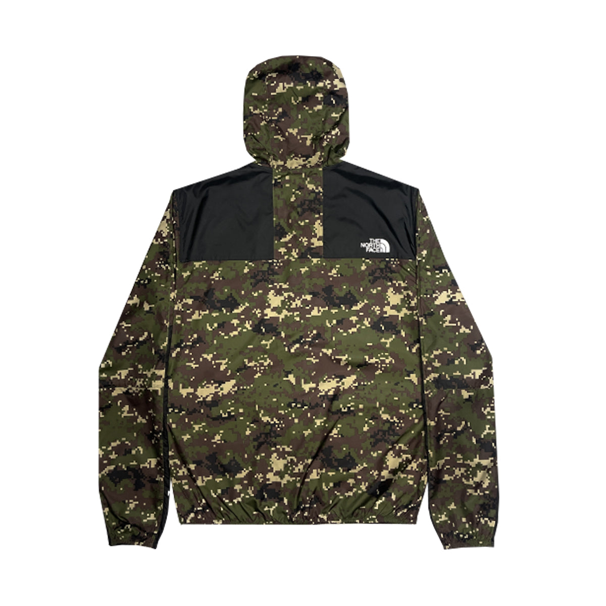 The North Face - Camouflage Windbreaker M Green/Black