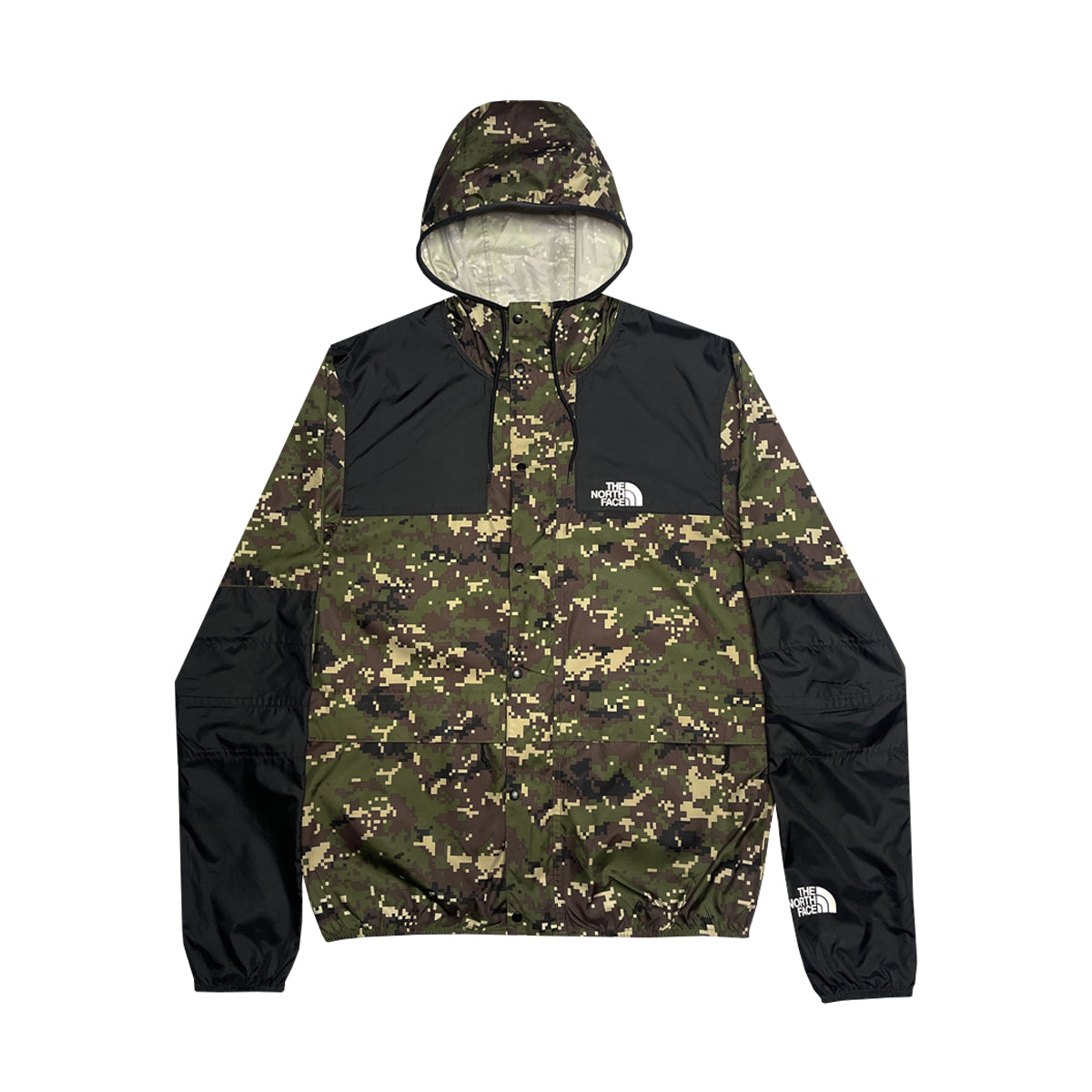 The North Face - Camouflage Windbreaker M Green/Black