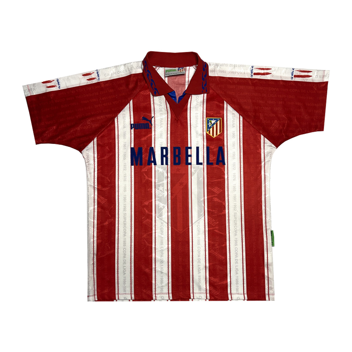 Puma - Vintage Atletico Madrid Home Jersey L Red/White