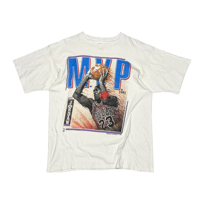 NBA - Vintage Michael Jordan MVP Tee XL White/Multi