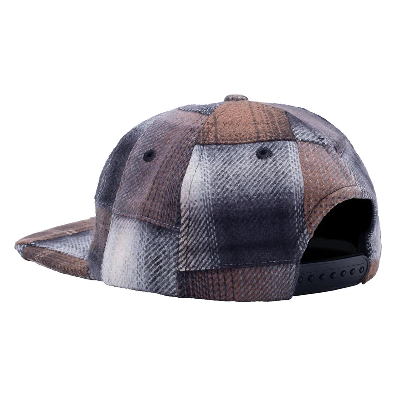 Fucking Awesome - Patchwork Plaid Hat Brown
