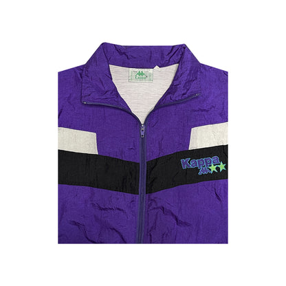 Kappa - Vintage Zip-Up Windbreaker S Purple