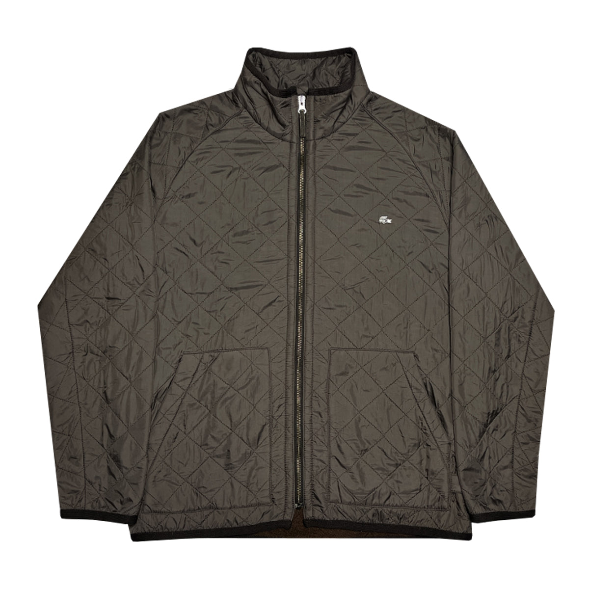 Lacoste - Quilted Fleece Lined Jacket XL Olive/Green