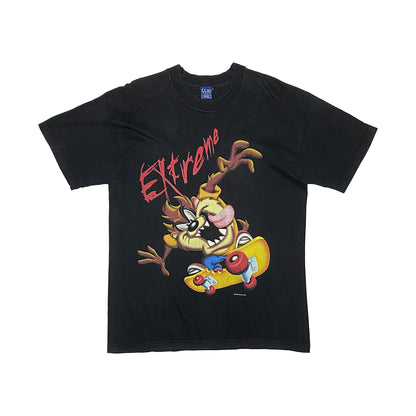 Loony Toon - Taz Extreme Skate Tee L Charcoal/Multi