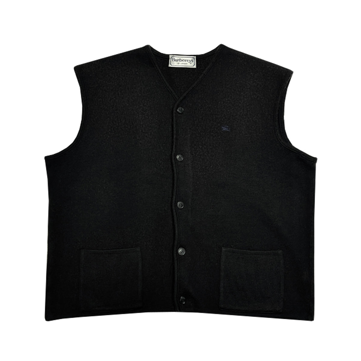 Burberry - Vintage Fleece Vest M Black
