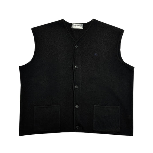 Burberry - Vintage Fleece Vest M Black