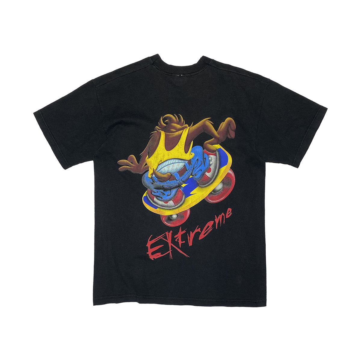 Loony Toon - Taz Extreme Skate Tee L Charcoal/Multi