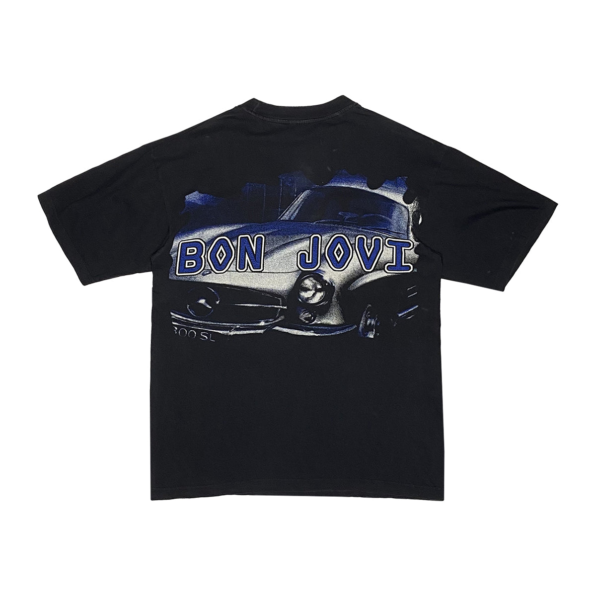 Music Tee - Vintage Jon Bon Jovi Graphic Tee L Midnight