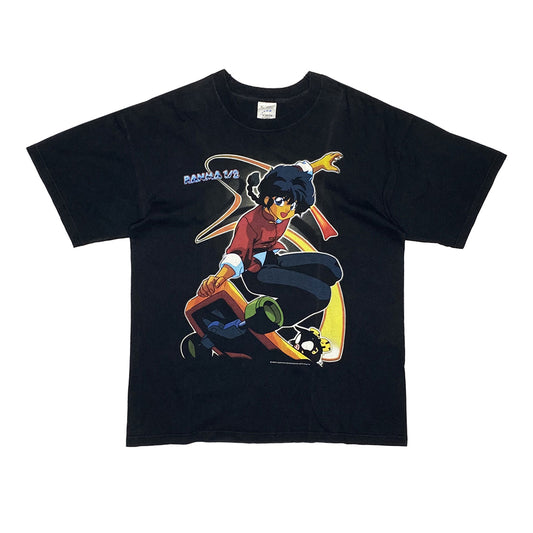 Film Tee - Vintage Ranma ½ Manga 1999 Tee XL Black