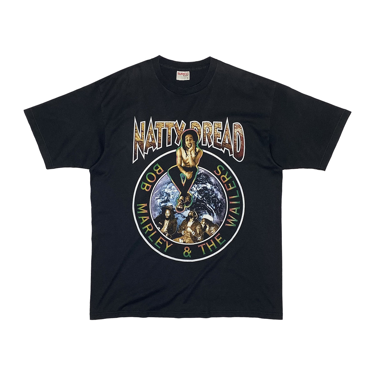 Music Tee - Vintage Bob Marley Graphic Tee L Black