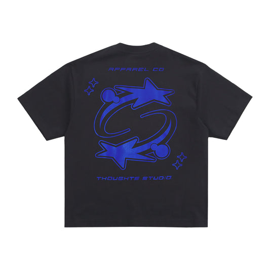 Thoughts - Blue Stars Tee Grey/Blue