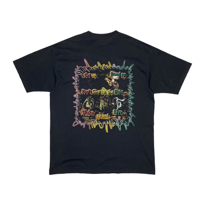 Music Tee - Vintage Bob Marley Graphic Tee L Black