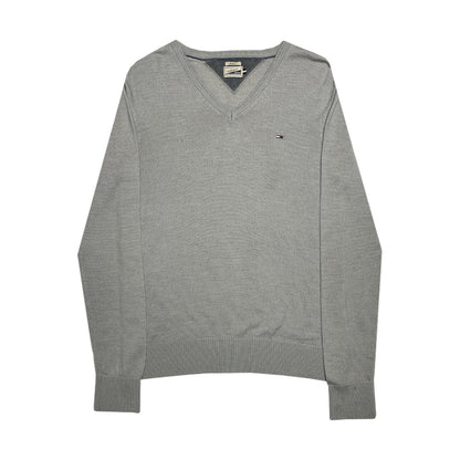 Tommy Hilfiger - V-Neck Sweater M Grey