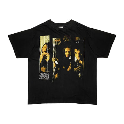 Music Tee - Vintage Prince Graphic Tee XL Black