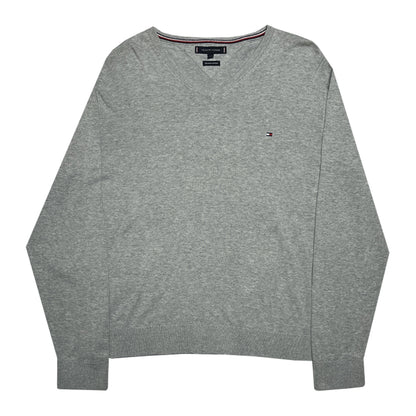 Tommy Hilfiger - V-Neck Sweater XXL Grey
