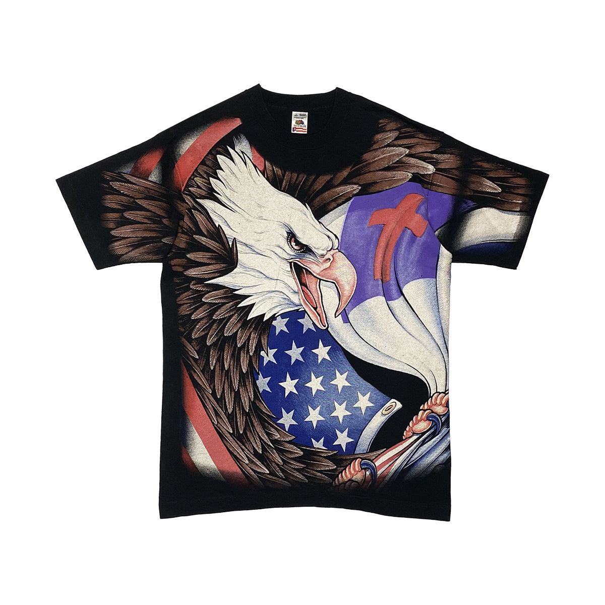 Archival - Vintage God In America Tee L Black/Multi