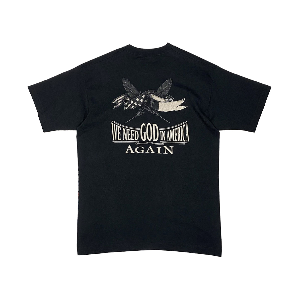 Archival - Vintage God In America Tee L Black/Multi