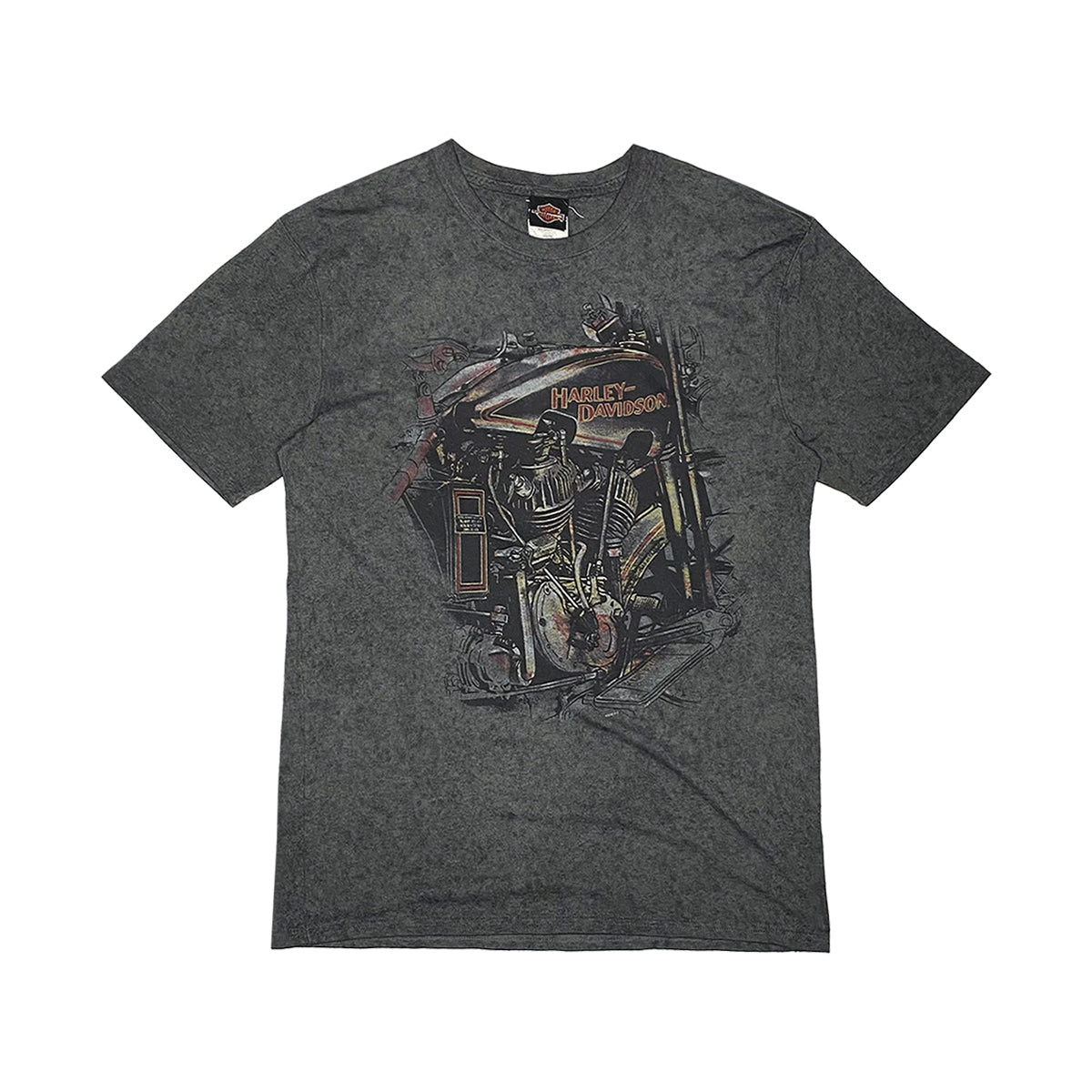 Harley Davidson - Dragon Poland Tee L Grey/Multi