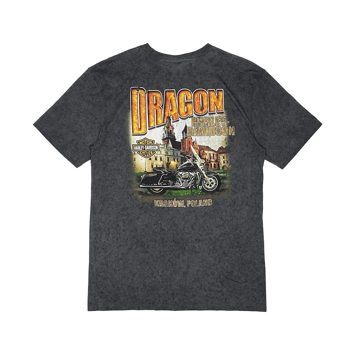 Harley Davidson - Dragon Poland Tee L Grey/Multi